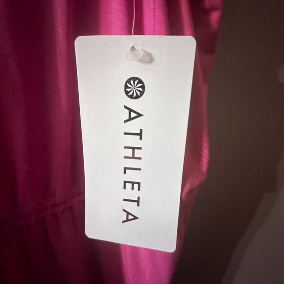 Women's Plus 2X NWT Athleta Air Out Cinch Pink Tank Lightweight Soft - Picture 9 of 12